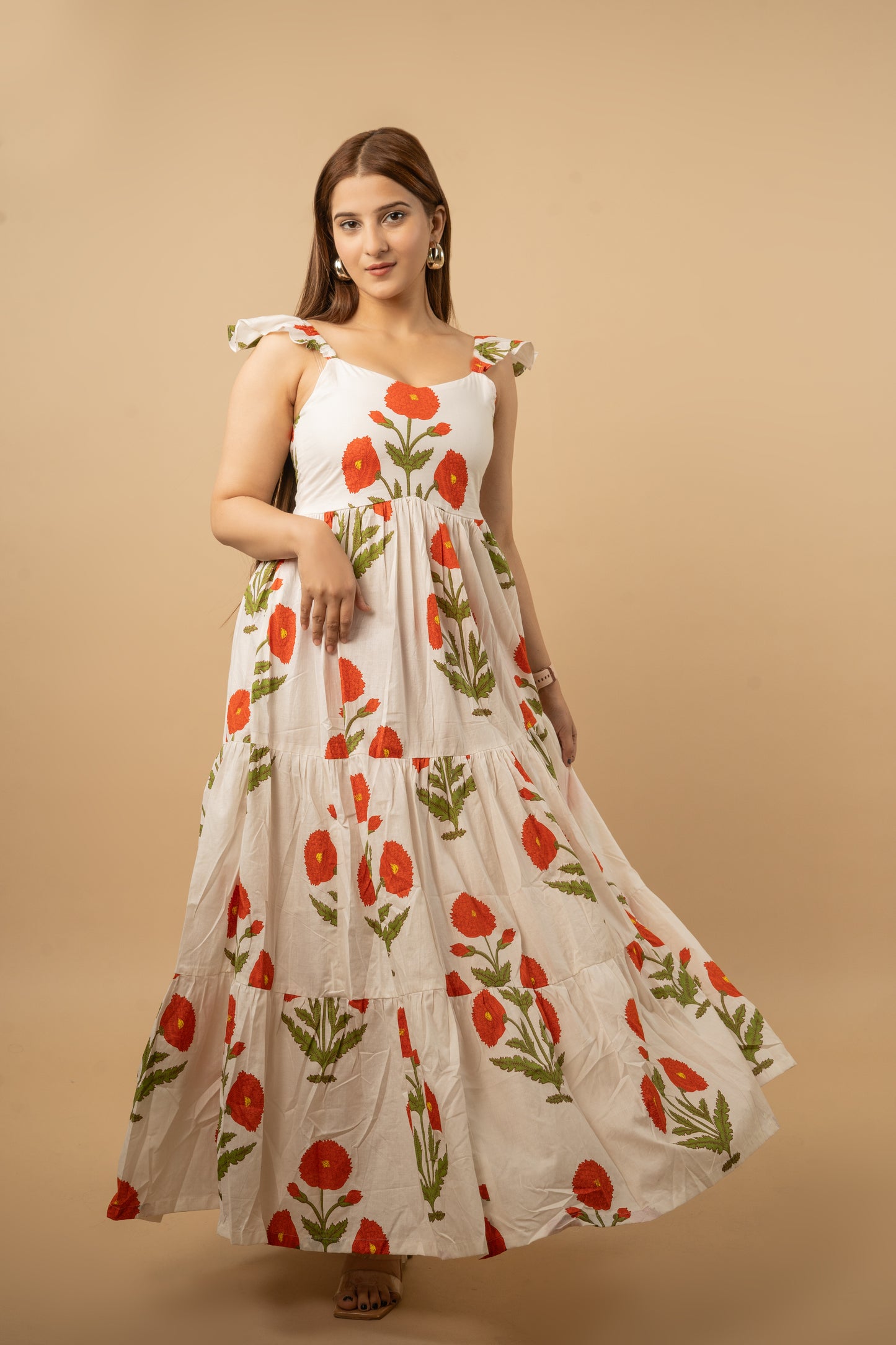Gulzaar Dress Orange
