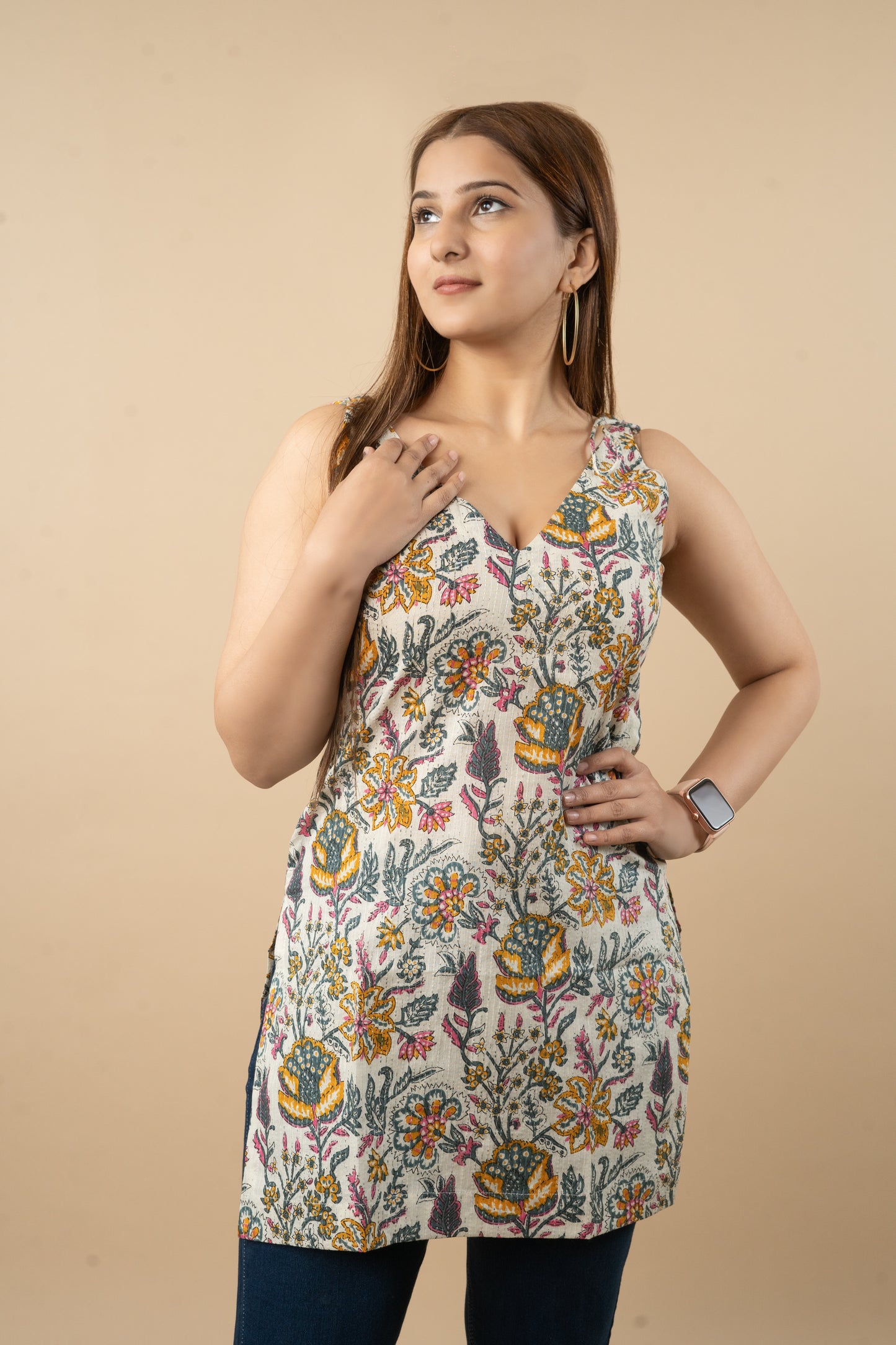 NOOR Tie Up Kurti