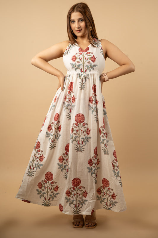 Gulzaar dress Red