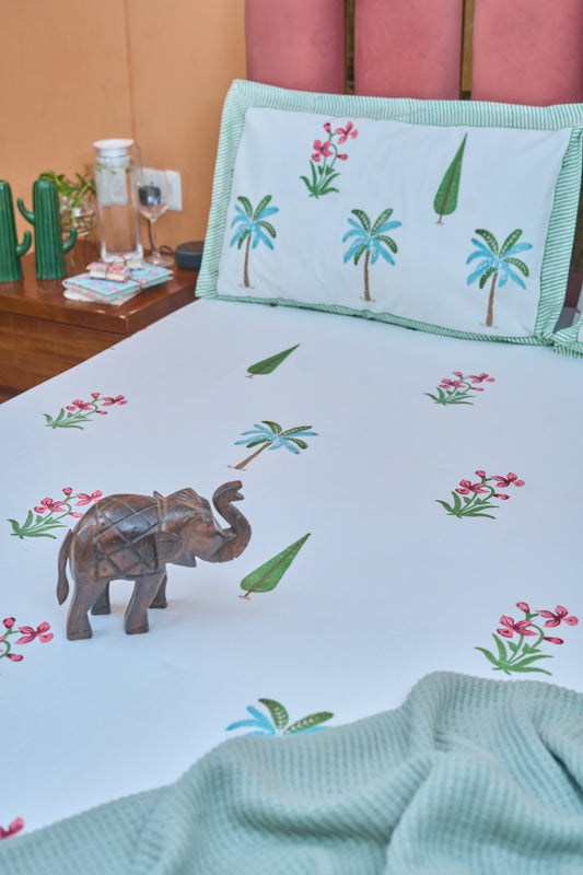 Baagh-e-neel Bedsheet