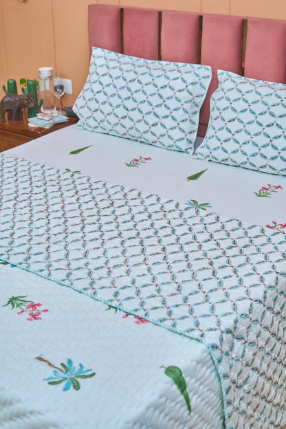 Baagh-e-neel Bedsheet