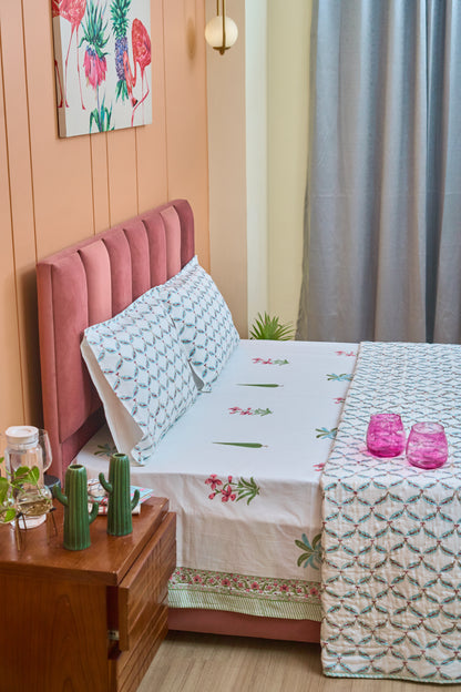 Baagh-e-neel Bedsheet